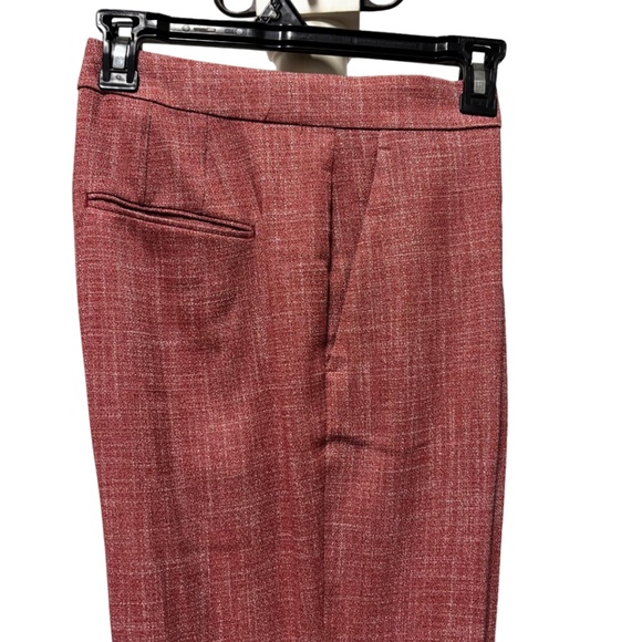 Ann Taylor | Women's Curvy Fit Coral Tapered Pants - Picture 6 of 7